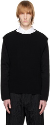 Comme des Garçons Homme Deux Black Crewneck Sweater