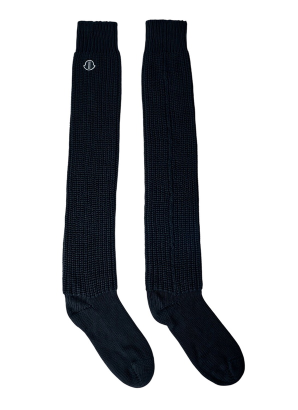 Photo: Moncler + Rick Owens Ribbed Knit Knee-High Socks