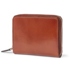 Il Bussetto - Polished-Leather Zip-Around Wallet - Tan
