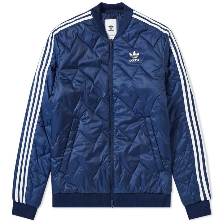 Photo: Adidas SST Quilted Jacket Collegiate Navy