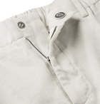 Incotex - Slim-Fit Linen Shorts - Ecru