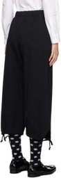 Comme des Garçons Girl Black Drawstring Trousers