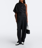 Róhe Assymetric wool top