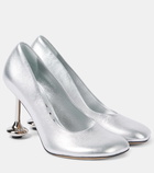 Loewe Toy metallic leather pumps