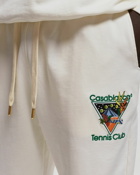 Casablanca Tennis Club Icon Embroidered Sweatpant White - Mens - Sweatpants