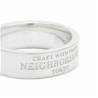 Neighborhood Men's Plain Ring in Silver
