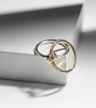 Spinelli Kilcollin Virgo Petite sterling silver and 18kt gold ring with diamonds