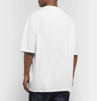 Maison Margiela - Oversized Printed Cotton-Jersey T-Shirt - White