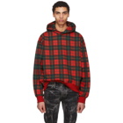 Fear of God Red Plaid Everyday Hoodie