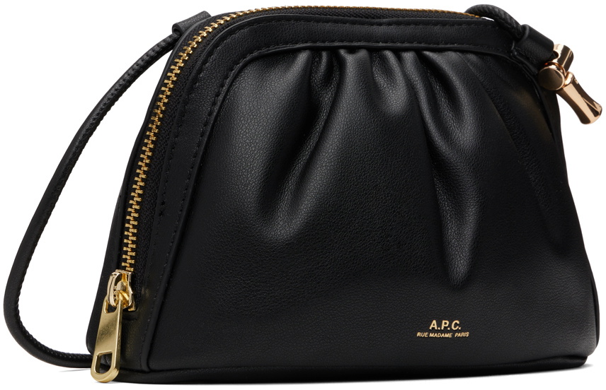 トートバッグ A.P.C. Black Synthetic Leather Small Ninon Shoulder Bag Ninon Shoulder bag | A.P.C.