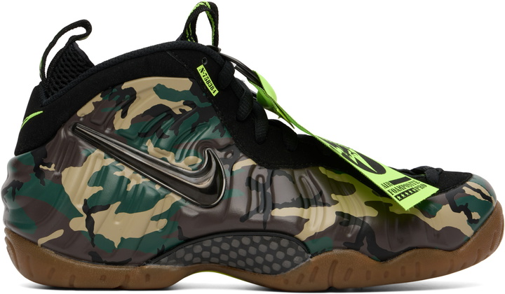 Photo: Nike Khaki Air Foamposite Pro PRM Sneakers