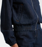 7 For All Mankind Denim bomber jacket