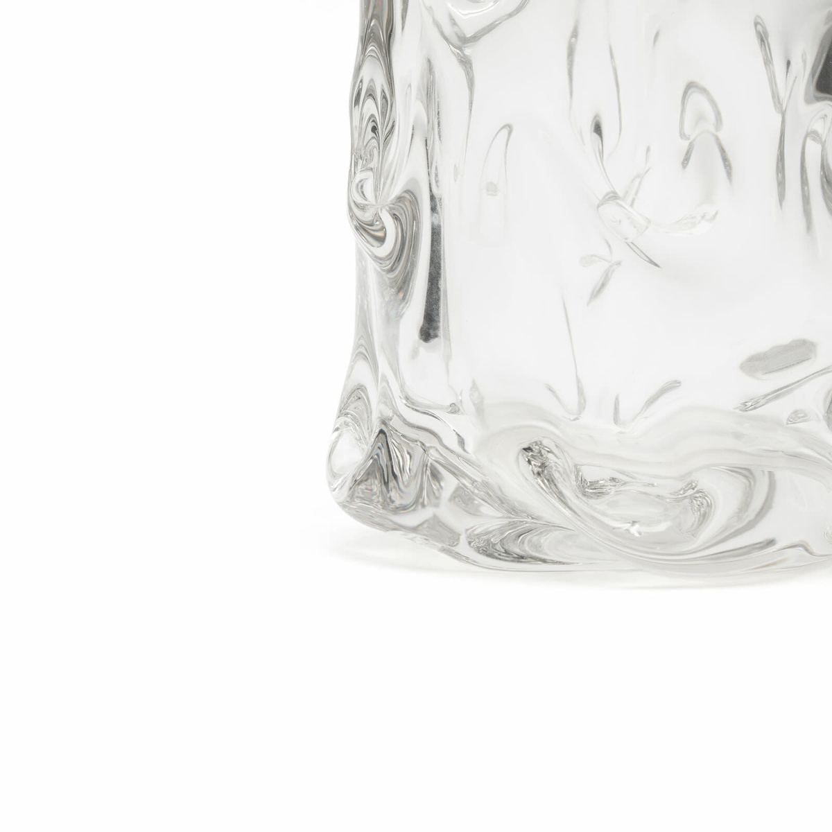 ferm LIVING Virelle Vase - H18cm in Clear 