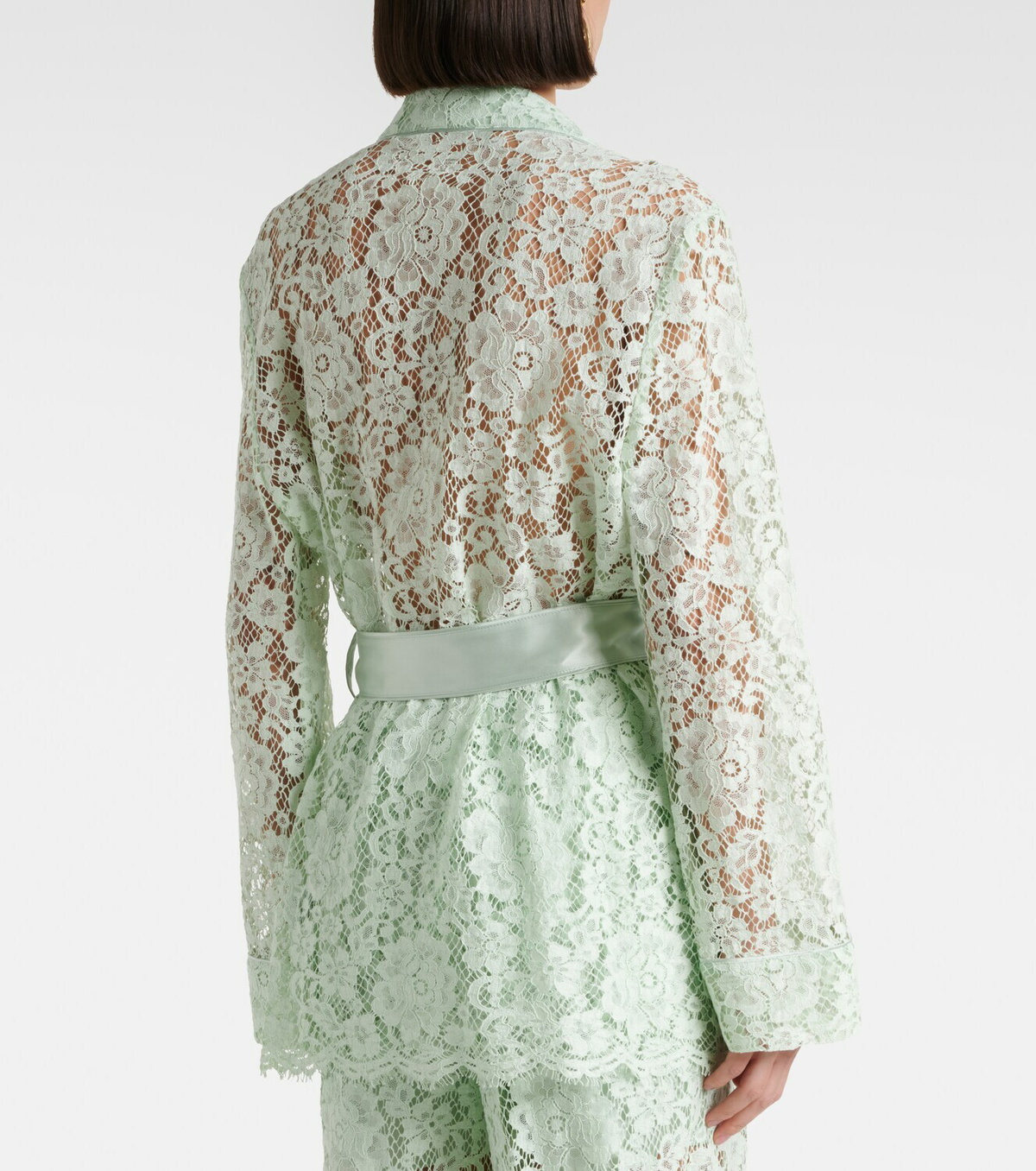 Dolce&Gabbana Belted lace blazer