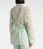 Dolce&Gabbana Belted lace blazer