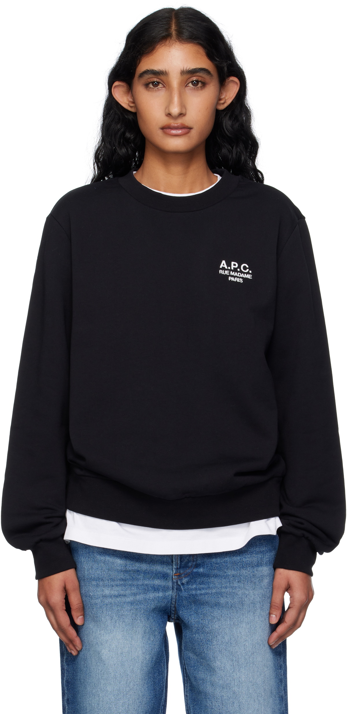 A.P.C. Black Sacai Edition Tani Sweatshirt A.P.C.