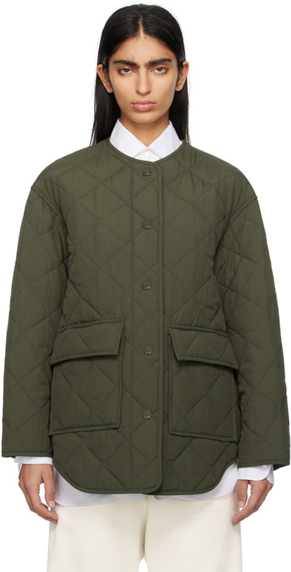 Photo: BOSS Khaki Quilted Jacket