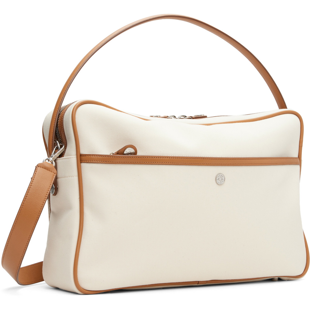 Acne Studios Beige & Tan Camero Camera Canvas Bag