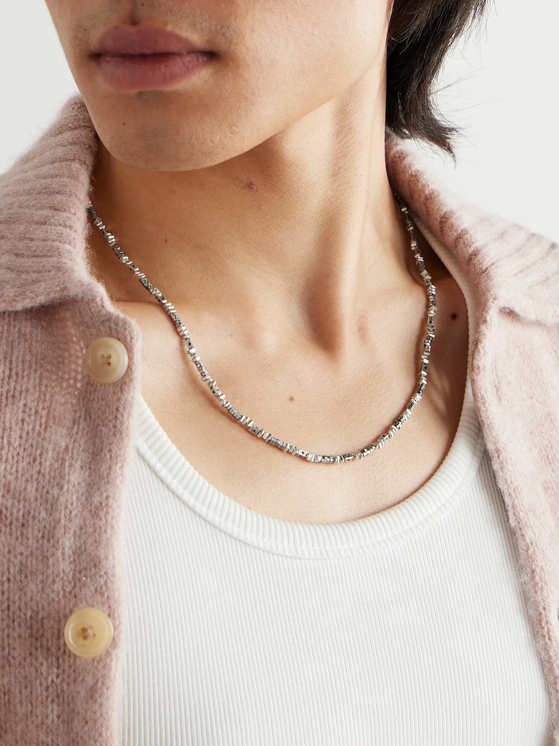 Peyote Bird - Shoreline Plata Sterling Silver Beaded Necklace