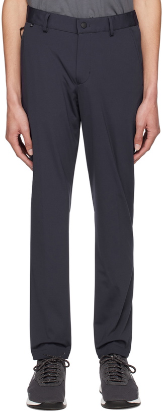 Photo: BOSS Navy Perin Trousers