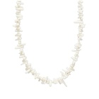 Timeless Pearly Men's Shell Necklace in White
