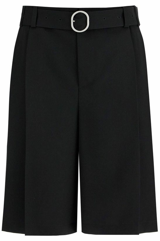 Photo: JIL SANDER gabardine bermuda shorts Black