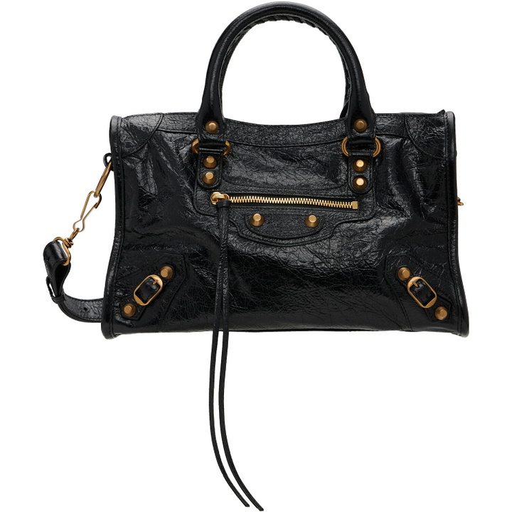 Photo: Balenciaga Black 'Le City' Arena Lamb Bag