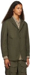 Engineered Garments Khaki Ripstop Bedford Jacket