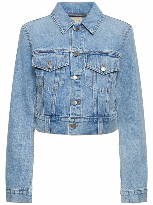 Photo: KHAITE - Rizzo Cotton Denim Jacket