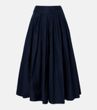 'S Max Mara Pleated taffeta midi skirt