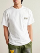 Y,IWO - Strong Pocket Logo-Print Cotton-Jersey T-Shirt - White