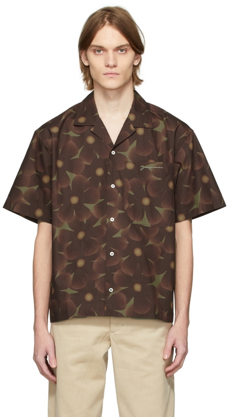 Photo: Jacquemus Brown La Montagne 'La Chemise Jean' Shirt