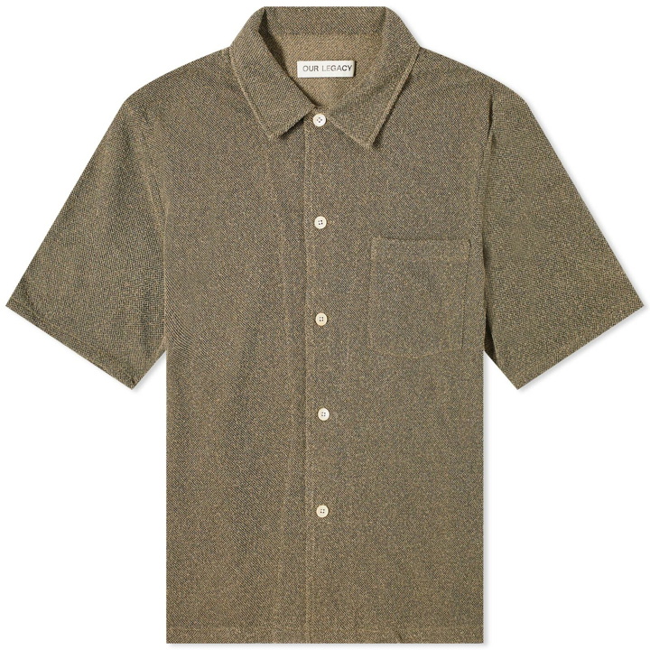 Photo: Our Legacy Men's Box Short Sleeve Shirt in Olive