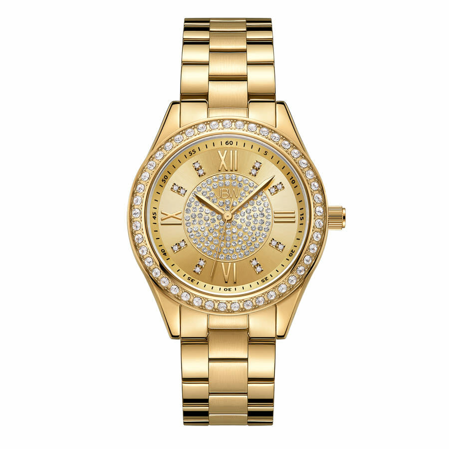 JBW Mondrian 34 Gold-tone Dial Ladies Watch J6388A