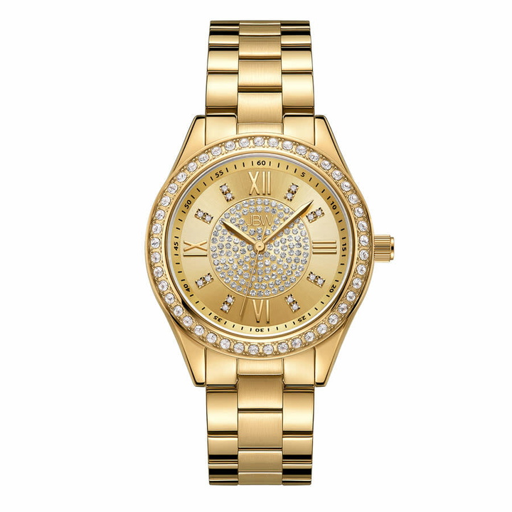 Photo: JBW Mondrian 34 Gold-tone Dial Ladies Watch J6388A