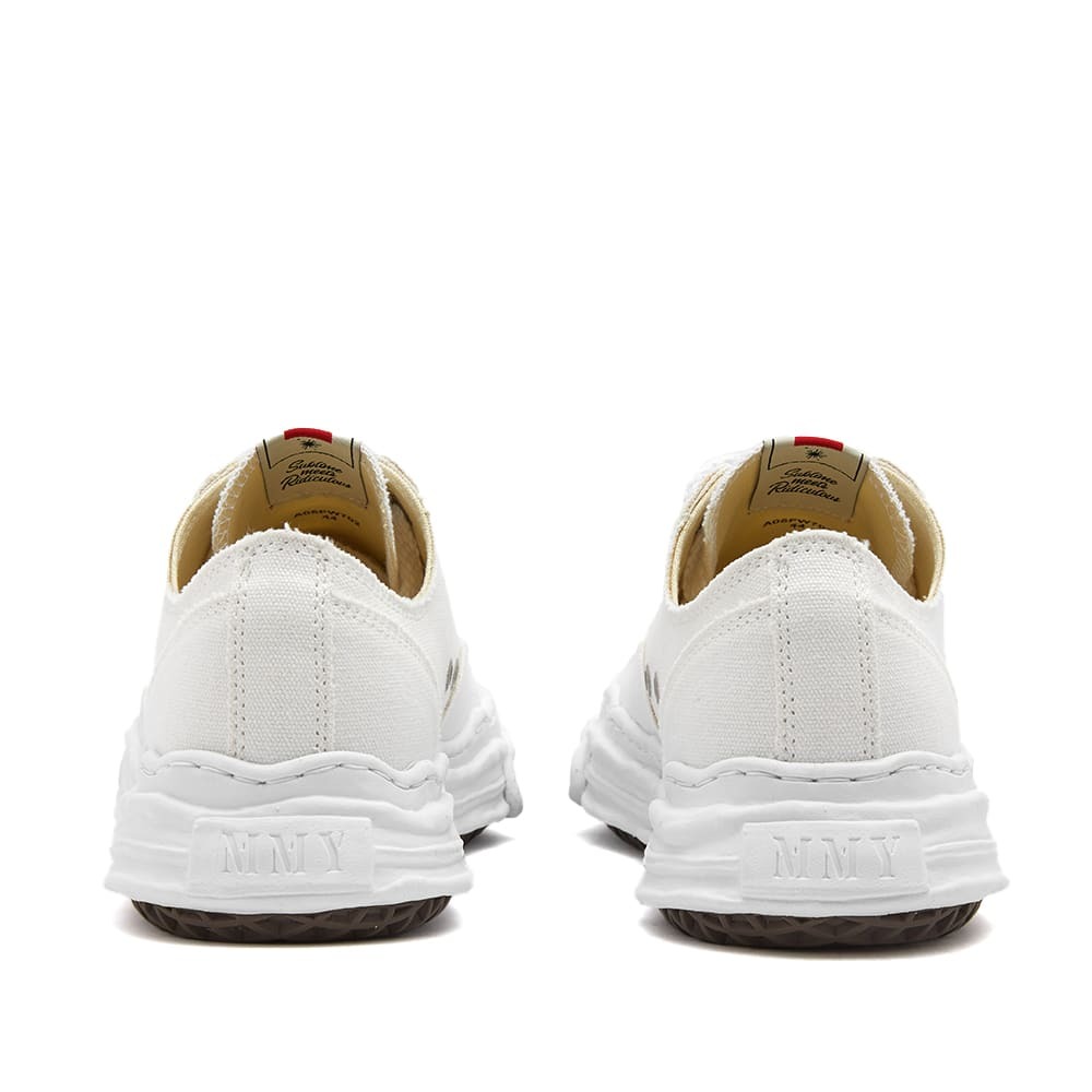 Maison MIHARA YASUHIRO Men's Original Sole Toe Cap Lowcut Canvas S Sneakers in White
