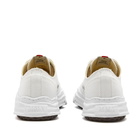 Maison MIHARA YASUHIRO Men's Original Sole Toe Cap Lowcut Canvas S Sneakers in White