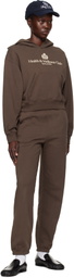 Sporty & Rich Brown H&W Crest Sweatpants