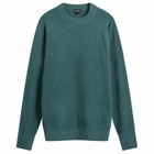 Goldwin Men's Mesh Pile Crew Sweatshirt in Moss Agate