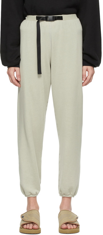 Photo: John Elliott Grey Vintage Fleece Belted Lounge Pants