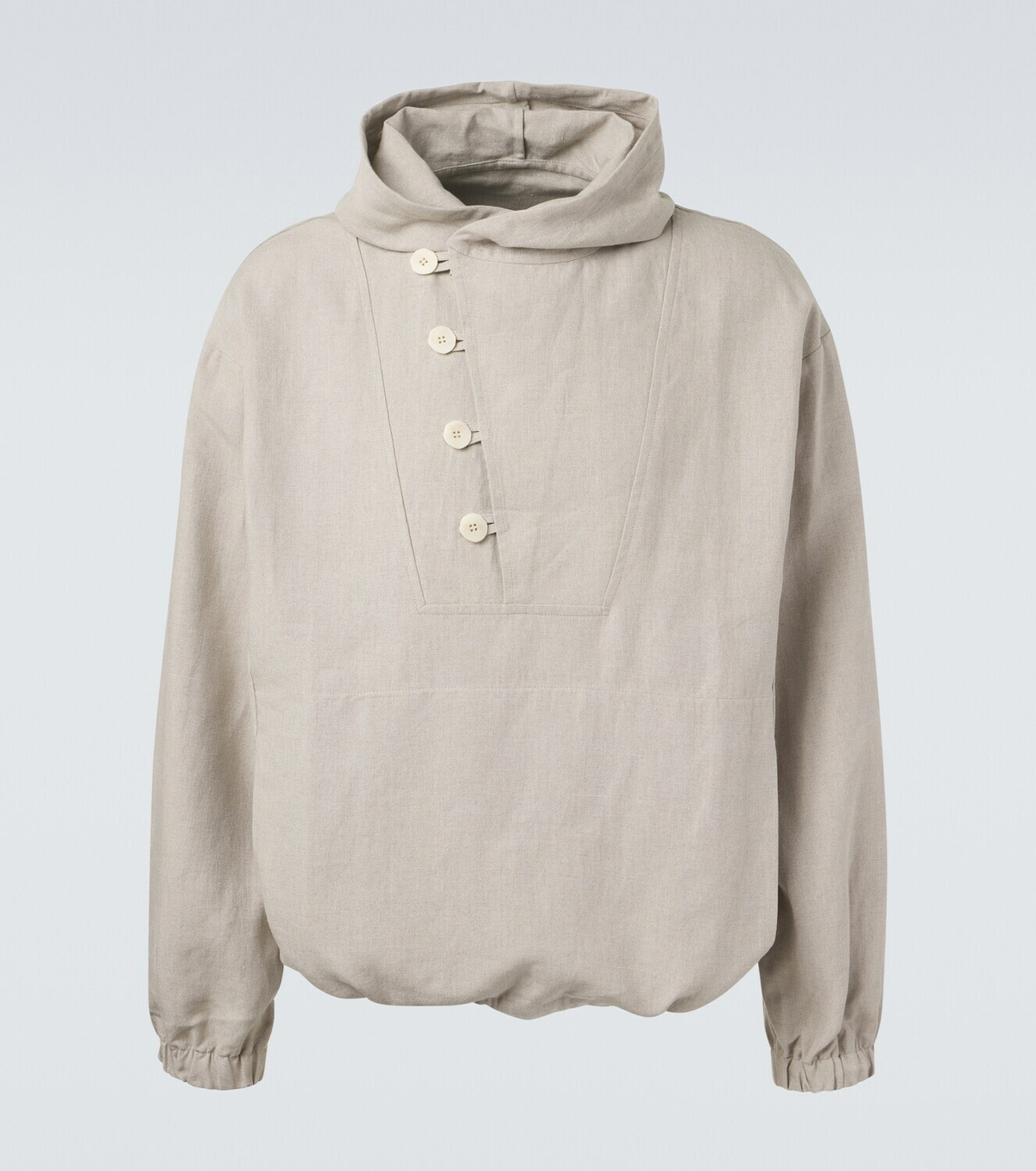 Stòffa Hooded linen jacket