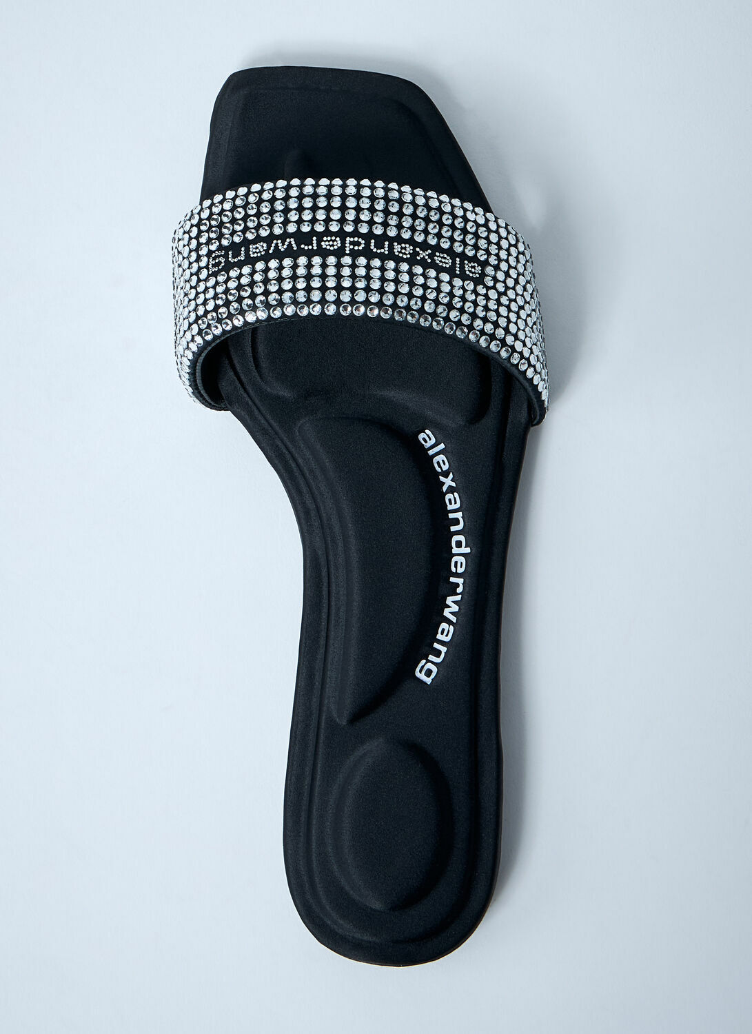 Alexander Wang Embellished Logo Motif Slides