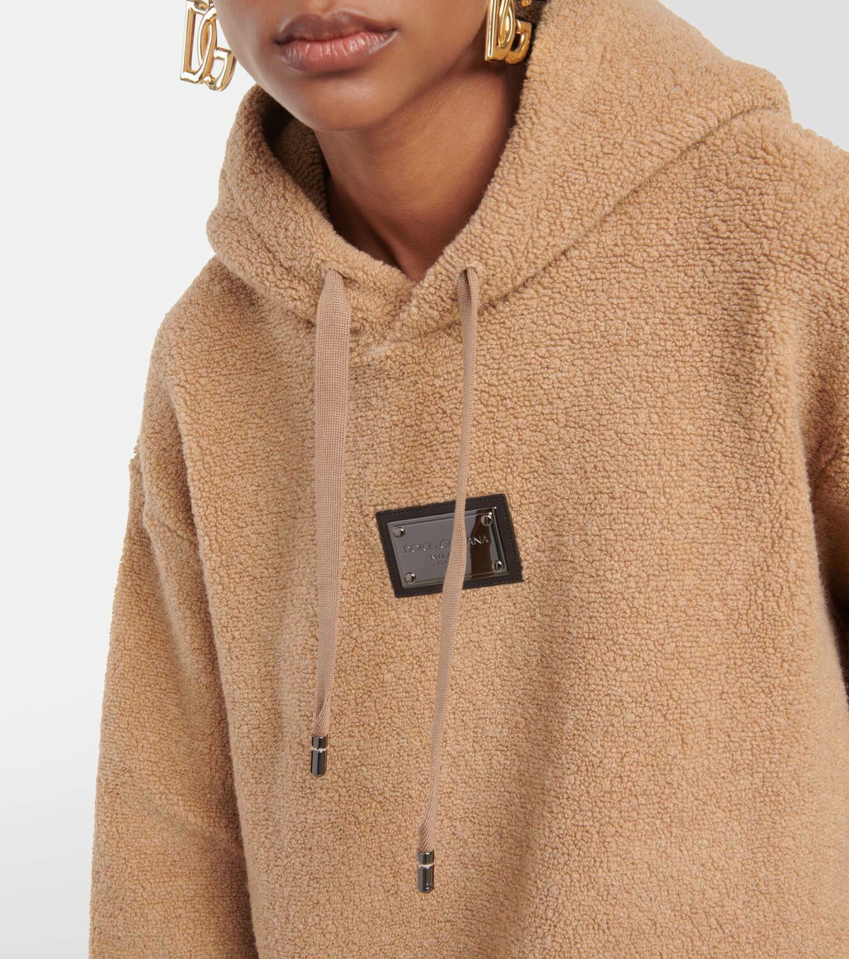 Dolce&Gabbana Logo teddy hoodie