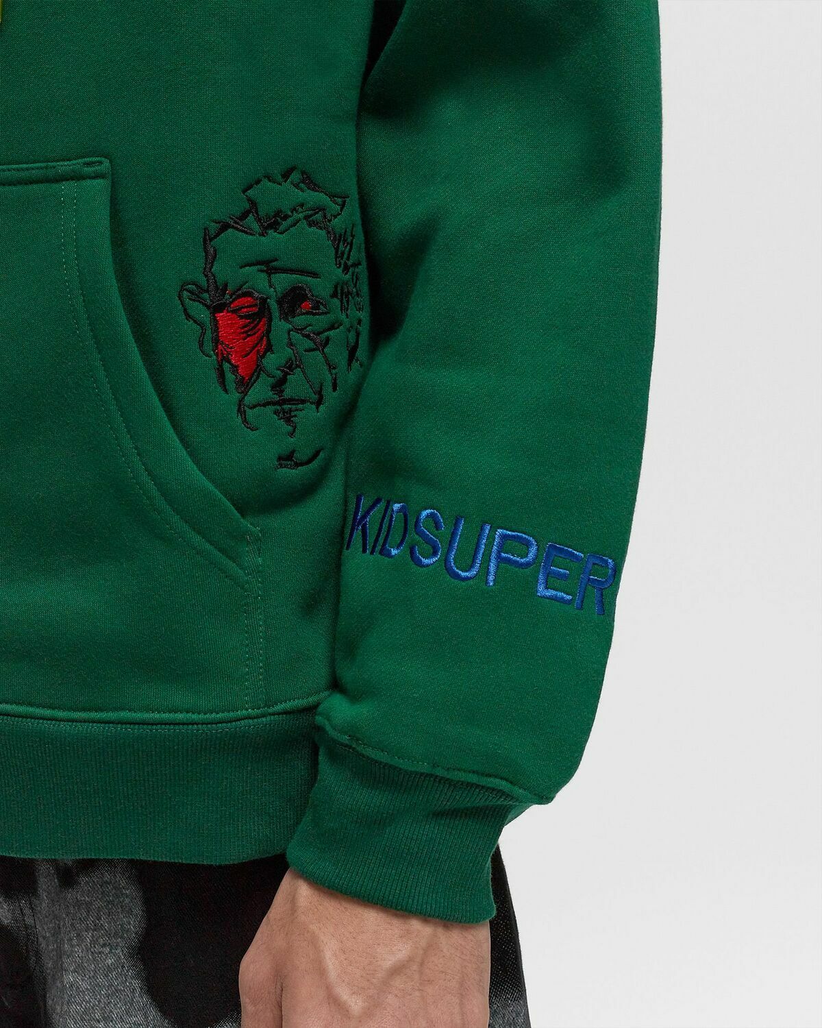 Kid Super Studios Super Sweatshirt Green Hoodies