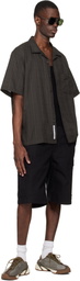 nanamica Black Ripstop Cargo Shorts