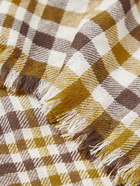 Loro Piana - Fringed Checked Cashmere Scarf