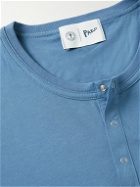 Frescobol Carioca - Parley Recycled Jersey Henley T-Shirt - Blue
