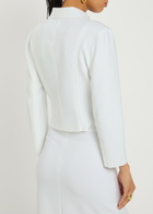 Norma Kamali Girl Stretch-jersey Jacket White