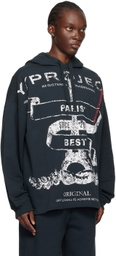 Y/Project Black 'Paris' Best' Pinched Logo Hoodie