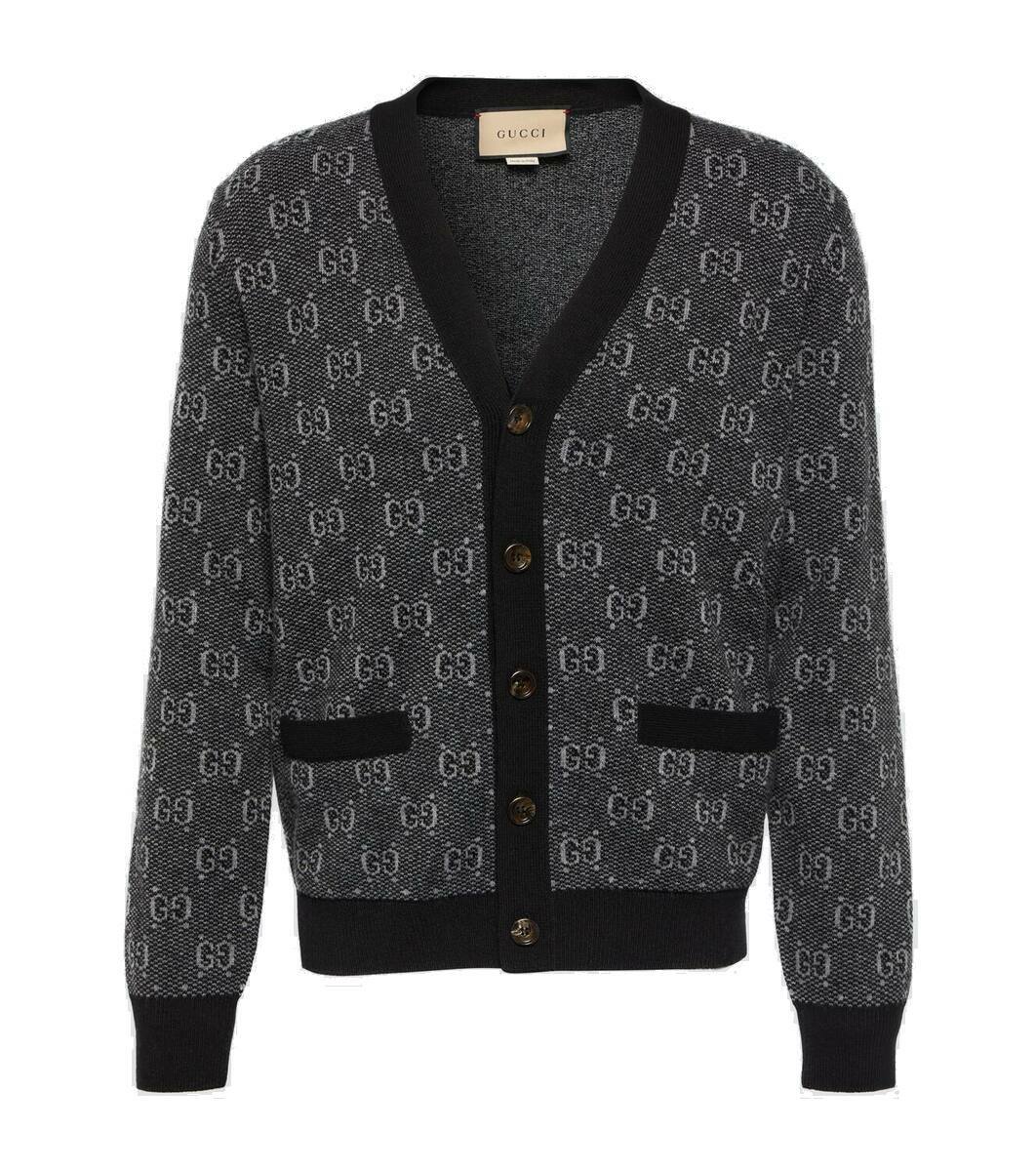 Photo: Gucci Jacquard wool cardigan